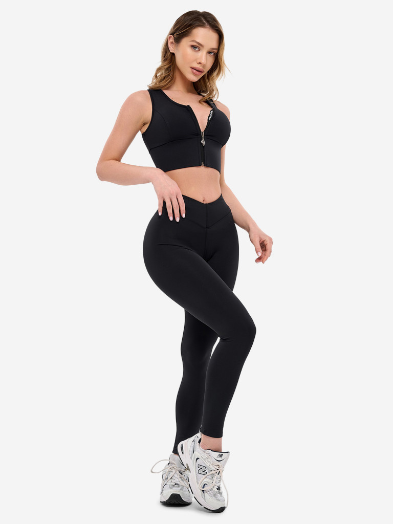 Спортивный топ Bona Fide Top Go Zip "Black"