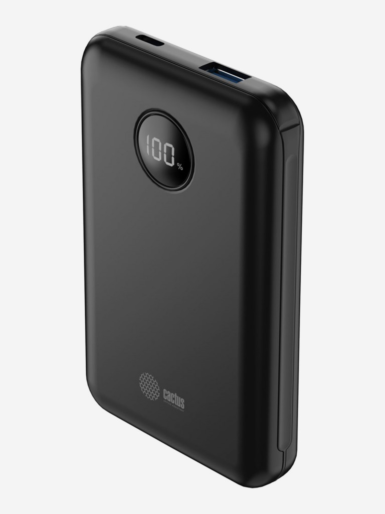Мобильный аккумулятор Cactus CS-PBFSOA-10 000 10 000 mAh 22.5 W 4.5 A USB-A/USB-C серый