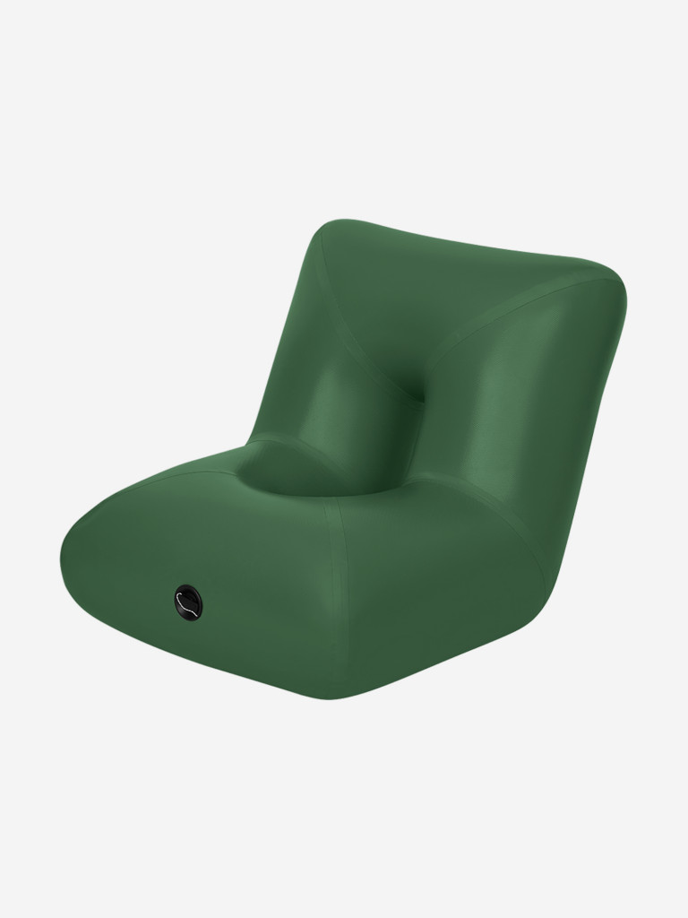 Надувное кресло в лодку ПВХ зеленое