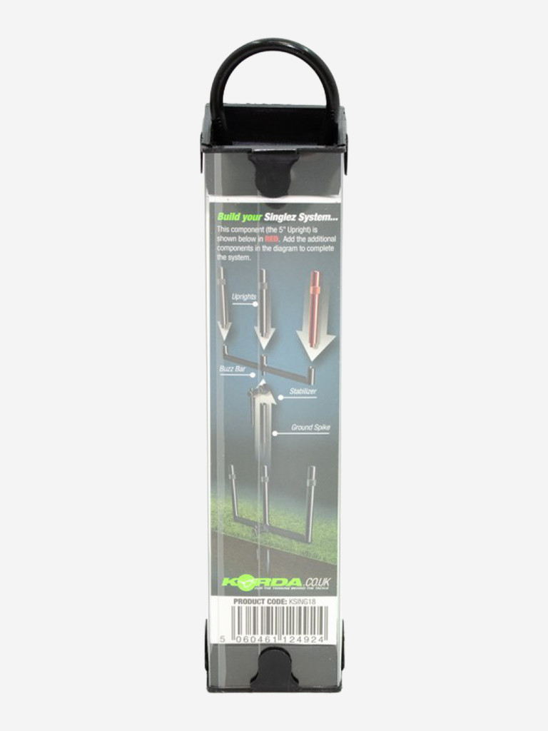 Стойка для сигнализатора KORDA Singlez Upright 3.5" 12.7см черная