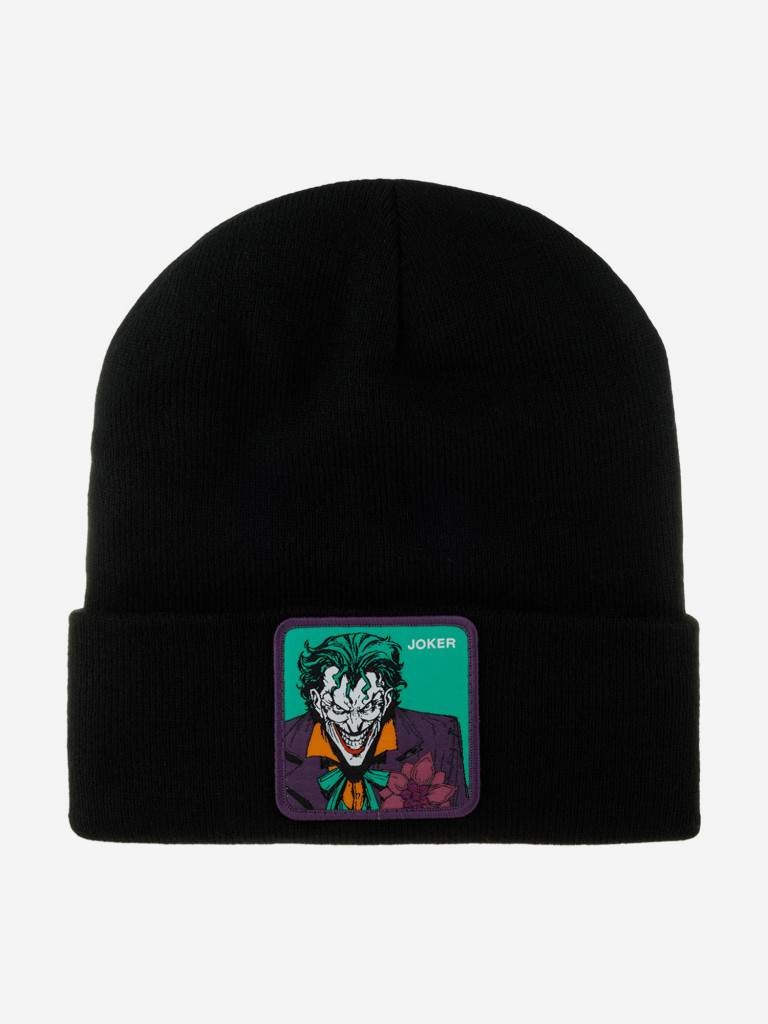Шапка с отворотом CAPSLAB CL/DC/1/BON1/JOK1 DC Comics Joker (черный)