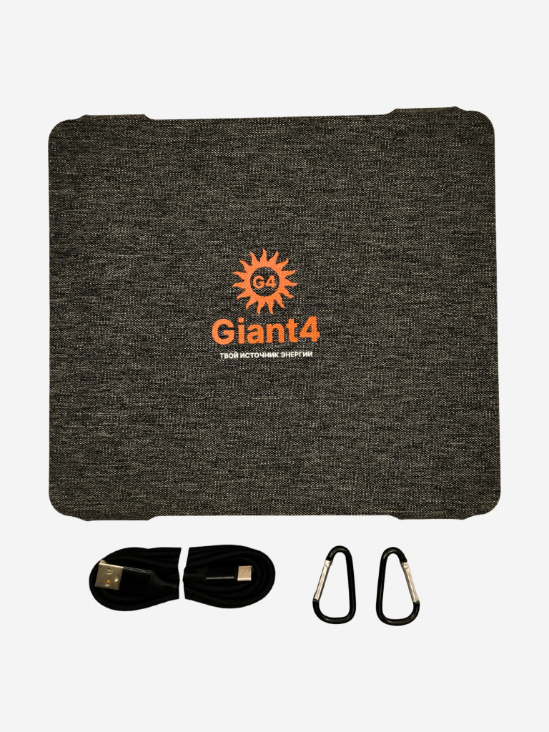 Портативная солнечная батарея GiantSolar M для зарядки ноутбука 21W 5v