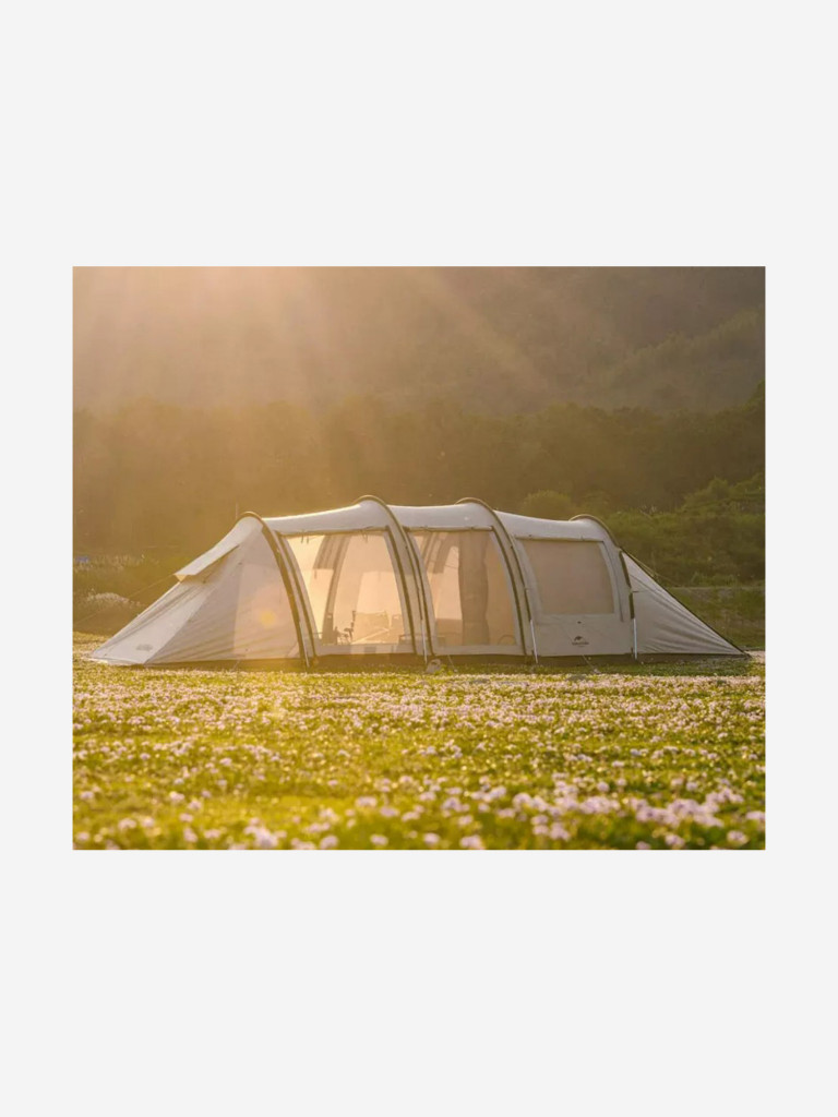 Палатка Naturehike Cloud Vessel Tunnel UPF 50+ 5-6 местная L, песочный