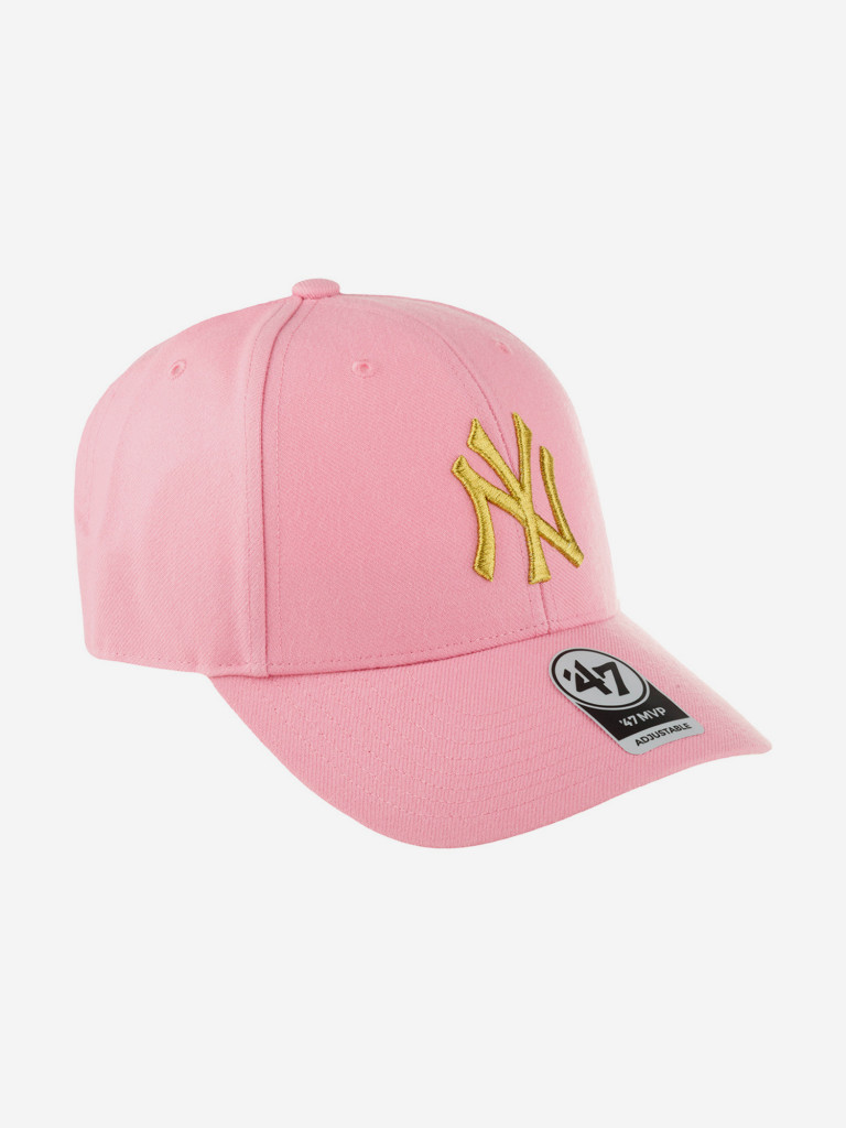 Бейсболка 47 BRAND B-MTLCS17WBP-RS New York Yankees MLB (розовый)