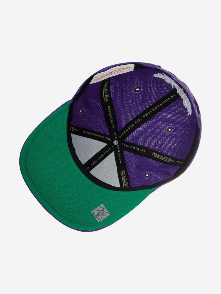Бейсболка с прямым козырьком MITCHELL NESS HHSS3258-UJAYYPPPPURP Utah Jazz NBA