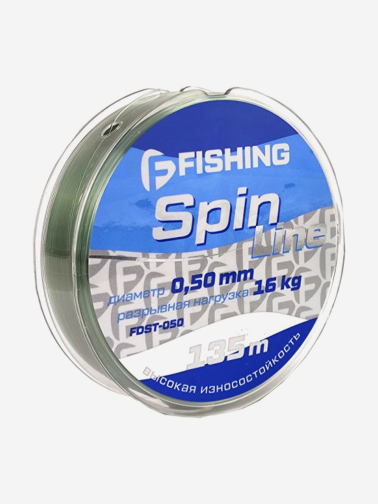 Леска F-FISHING Spin Line 135м 0,50мм 16кг/35,3lb