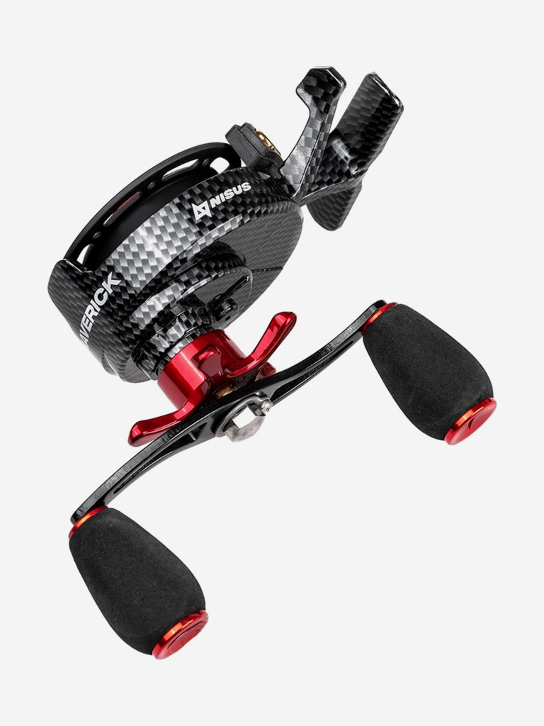 Катушка мультипликаторная зимняя Nisus Maverick Черный графит LH (N-FCK60-BG-L)