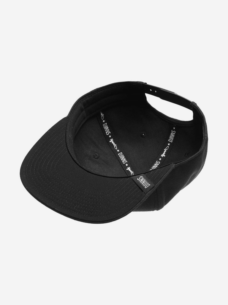 Бейсболка с прямым козырьком DJINNS 6P SB Monochrome (черный)