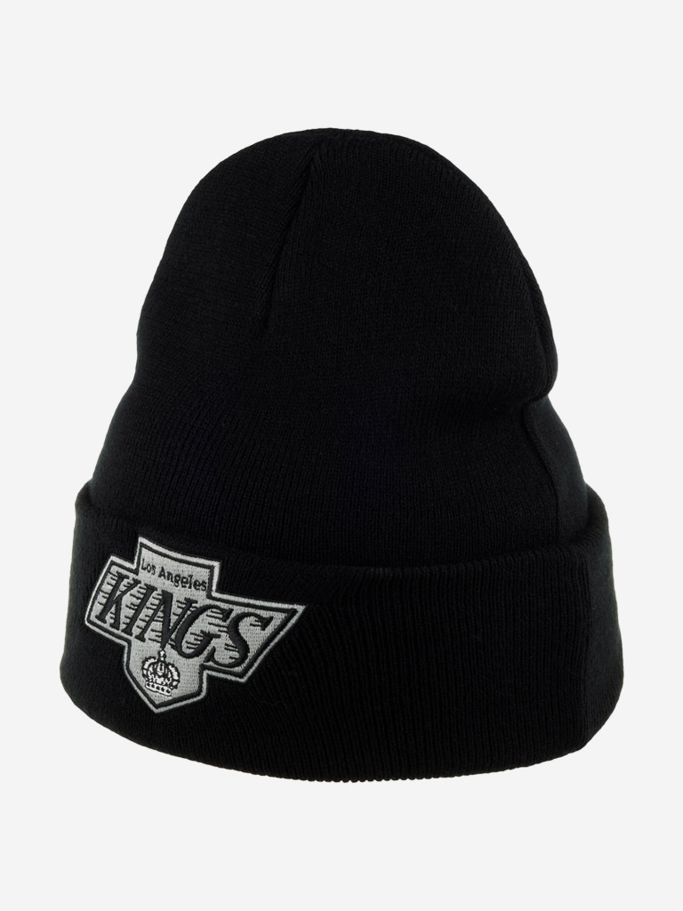 Шапка с отворотом MITCHELL NESS EU175-TEAMTALK-BLK Los Angeles Kings NHL (черный)