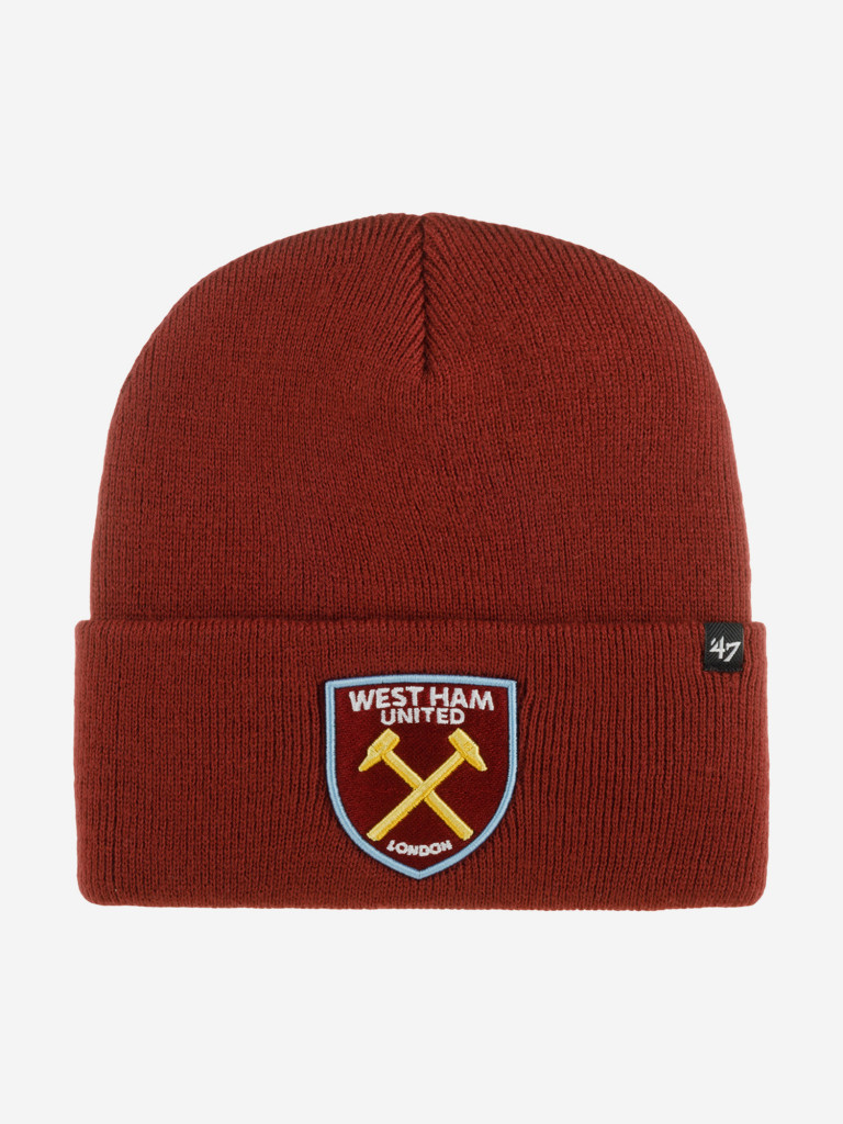 Шапка с отворотом 47 BRAND EPL-PRZFT17ACE-CA West Ham United FC EPL (малиновый)