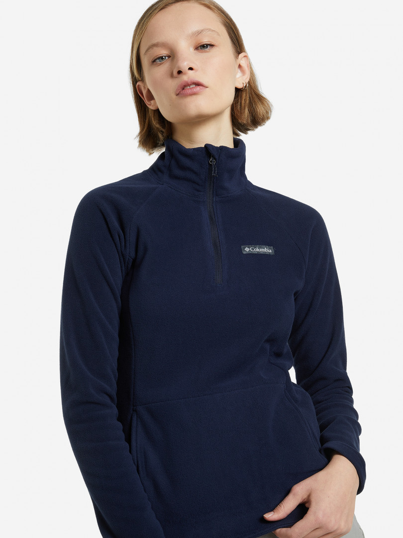 фото Джемпер флисовый женский columbia ali peak ii 1/4 zip, синий