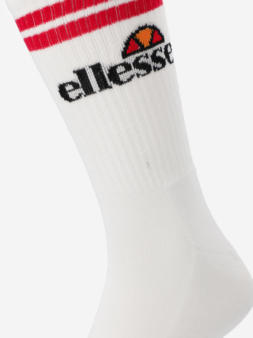 фото Носки ellesse pullo, 3 пары, белый