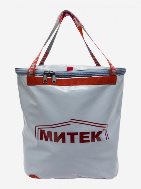 Сумка МИТЕК с крышкой, овал 40х20х40 (серый)