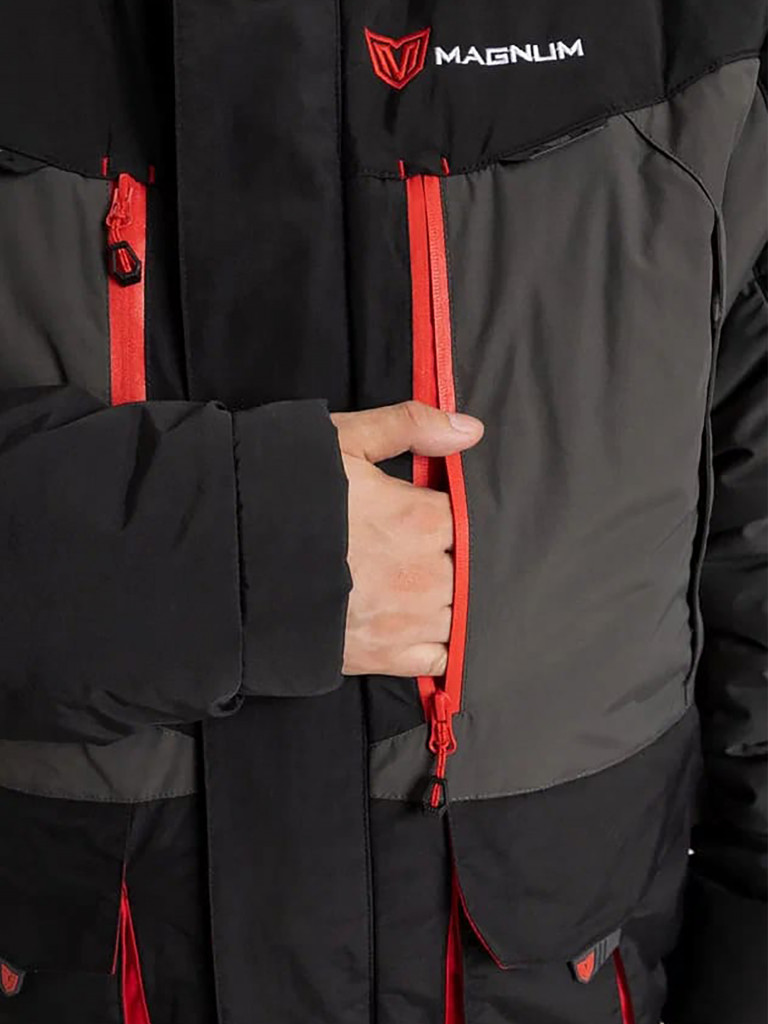 Костюм для рыбалки мужской MAGNUM GEAR TITAN 2 -45° С графит/черный