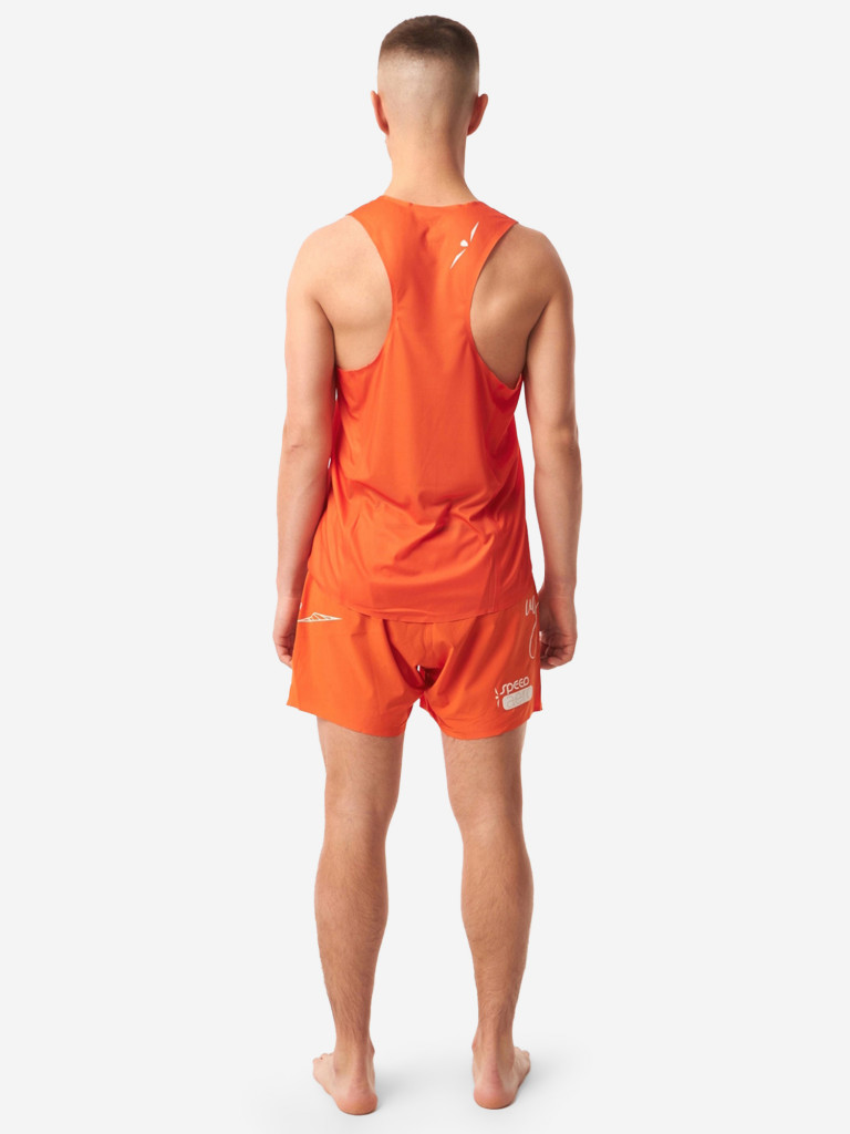 Шорты с поясом мужские UGLOW, оранжевый