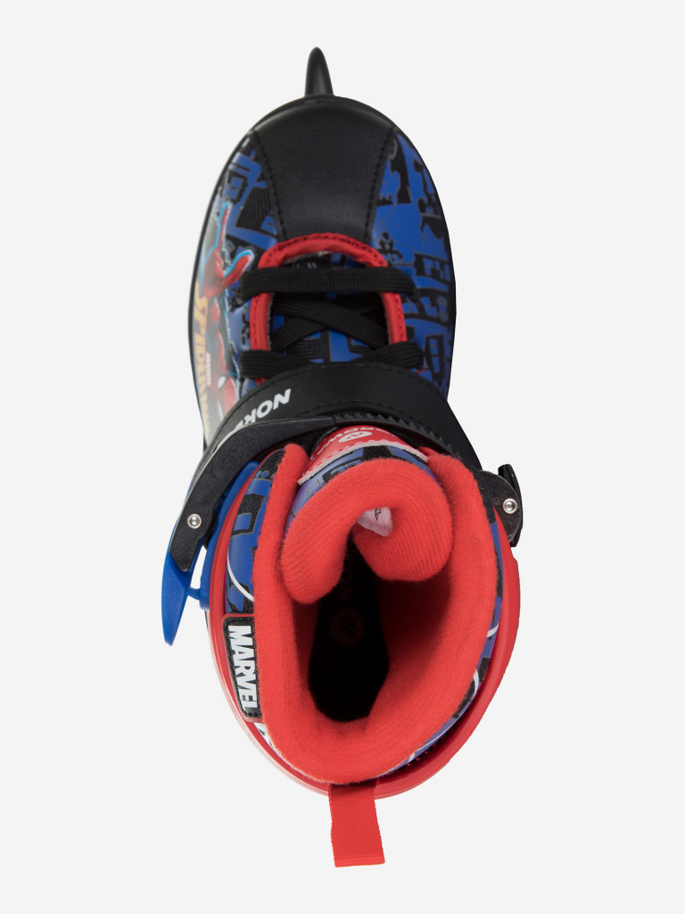 Коньки раздвижные детские Nordway SPIDER-MAN, 2020-21