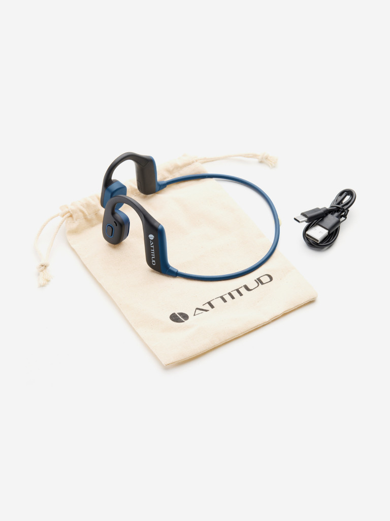Беспроводные спортивные наушники Attitud EarSPORT, размер L, синие