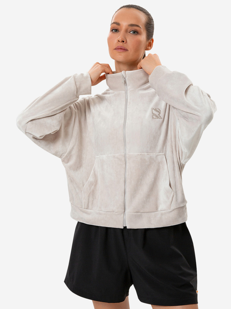 Толстовка женская RAQUETA SPORT на молнии Marshmallow, Perla