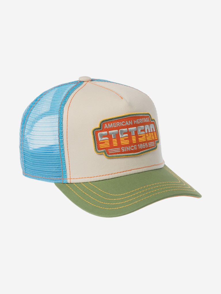 Бейсболка с сеточкой STETSON 7741102K TRUCKER CAP LIGHTNING (бежевый)