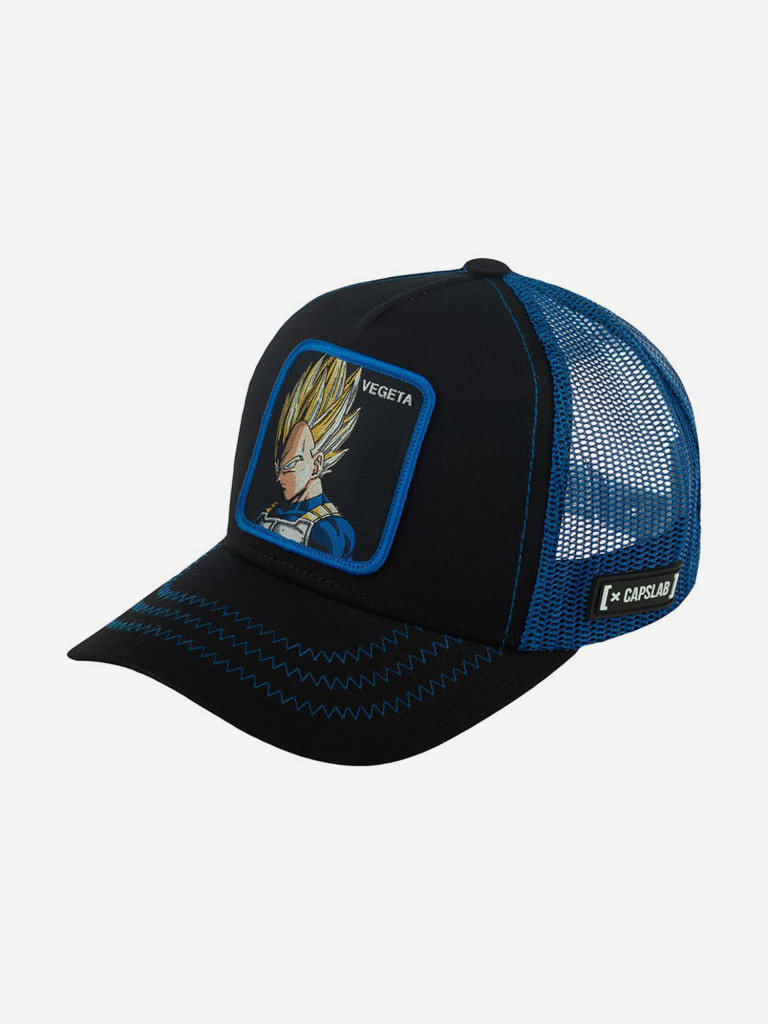 Бейсболка с сеточкой CAPSLAB CL/DBZ/3/VE3 Junior Dragon Ball Vegeta Saiyan (черный)