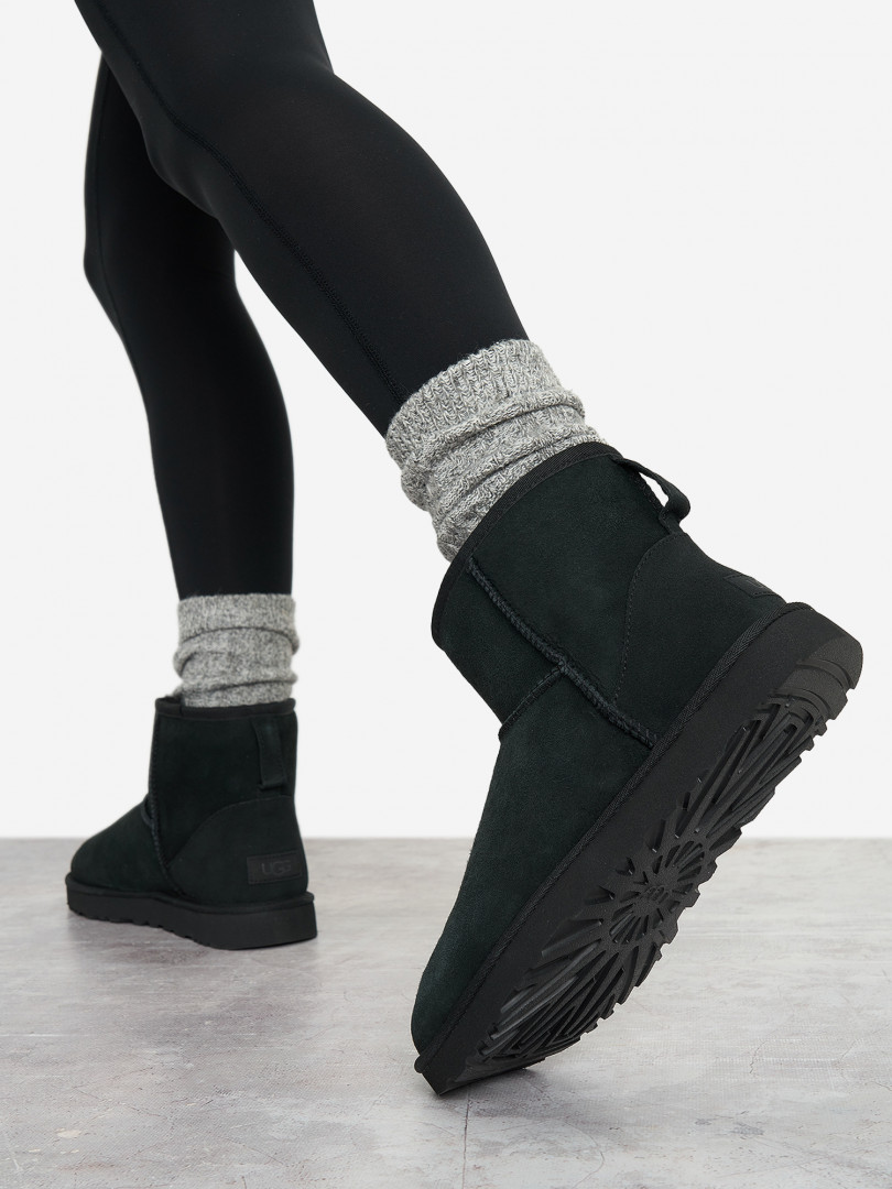 Угги женские UGG Classic Mini II, Черный