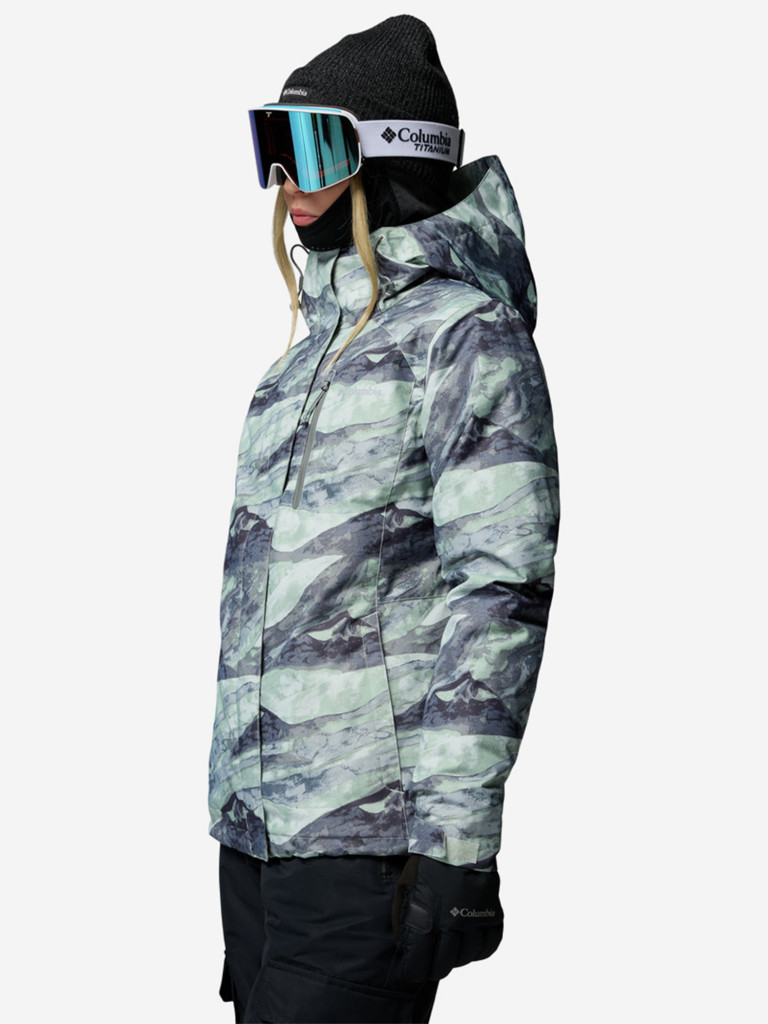 Куртка горнолыжная 3 в 1 женская Columbia Whirlibird V Printed Interchange Jacket