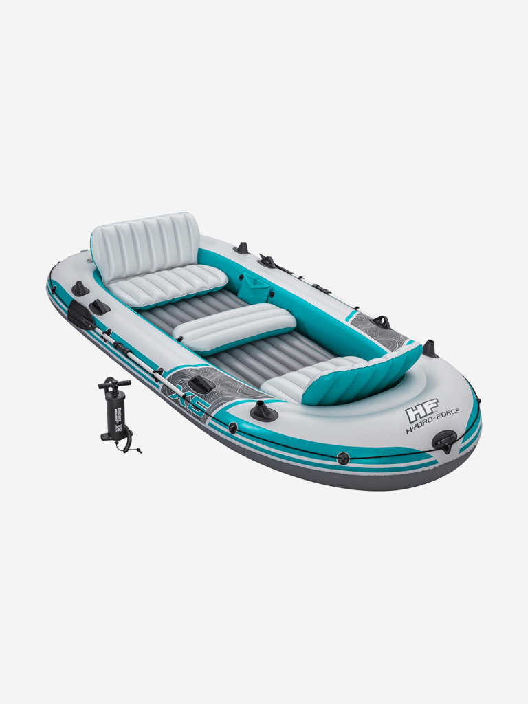 Надувная лодка Bestway 65159 "Adventure Elite X5 Raft Set" алюминиевые вёсла, насос,364 х 166 х 45см, до 600кг
