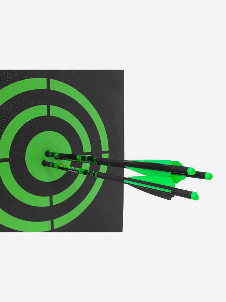Стрела арбалетная микс карбон Centershot Toxic 16" Half Moon Nock