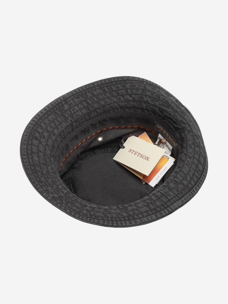 Панама STETSON 2811101 BUCKET DELAVE (черный)