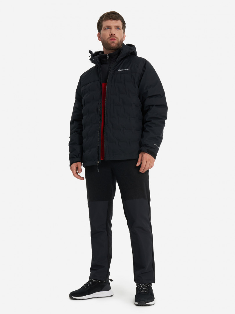 Пуховик мужской Columbia Grand Trek II Down Hooded Jacket, Plus Size 26815090299 Черный, размер 60, 62,64, 66,54, 56, фото 4