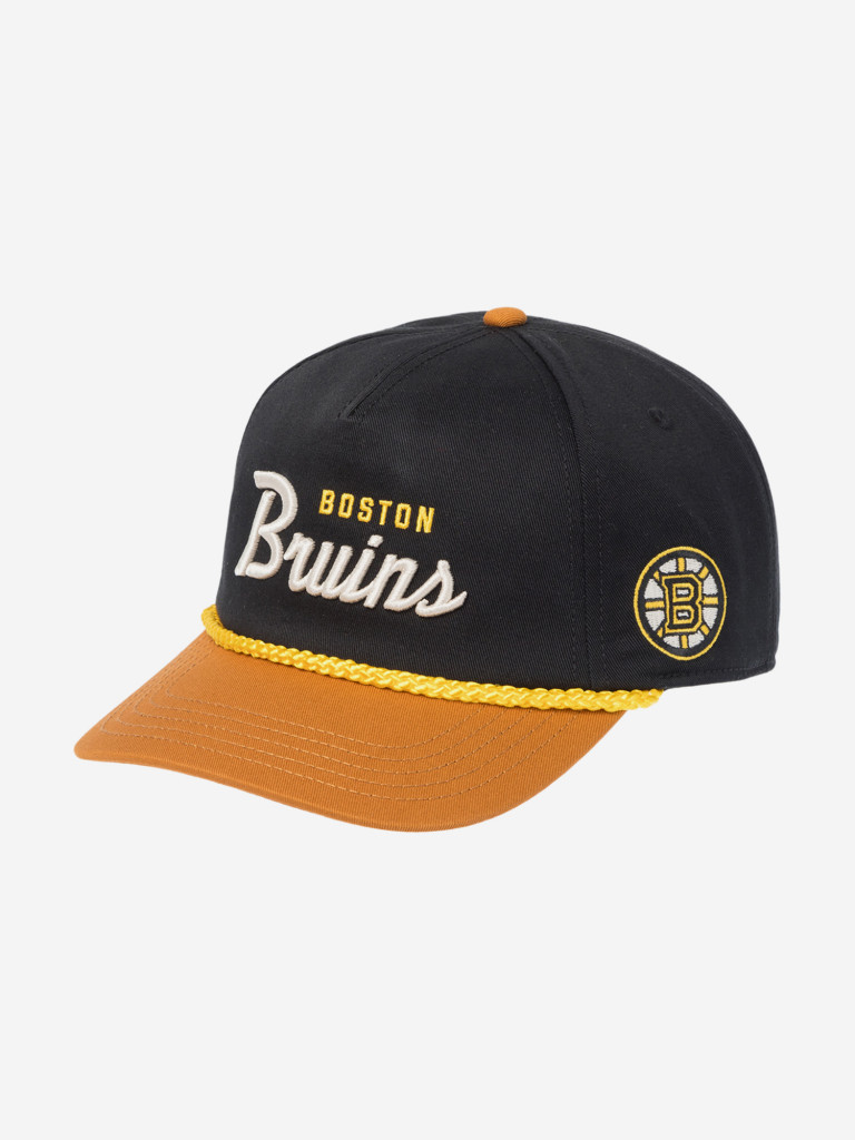 Бейсболка AMERICAN NEEDLE 23008A-BBR Boston Bruins Roscoe NHL (черный)