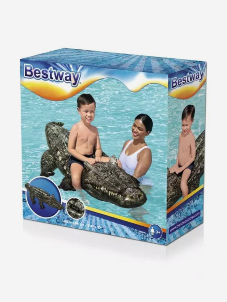 Надувная игрушка-наездник Bestway 41478 BW "Рептилия" (193х94см), 3+