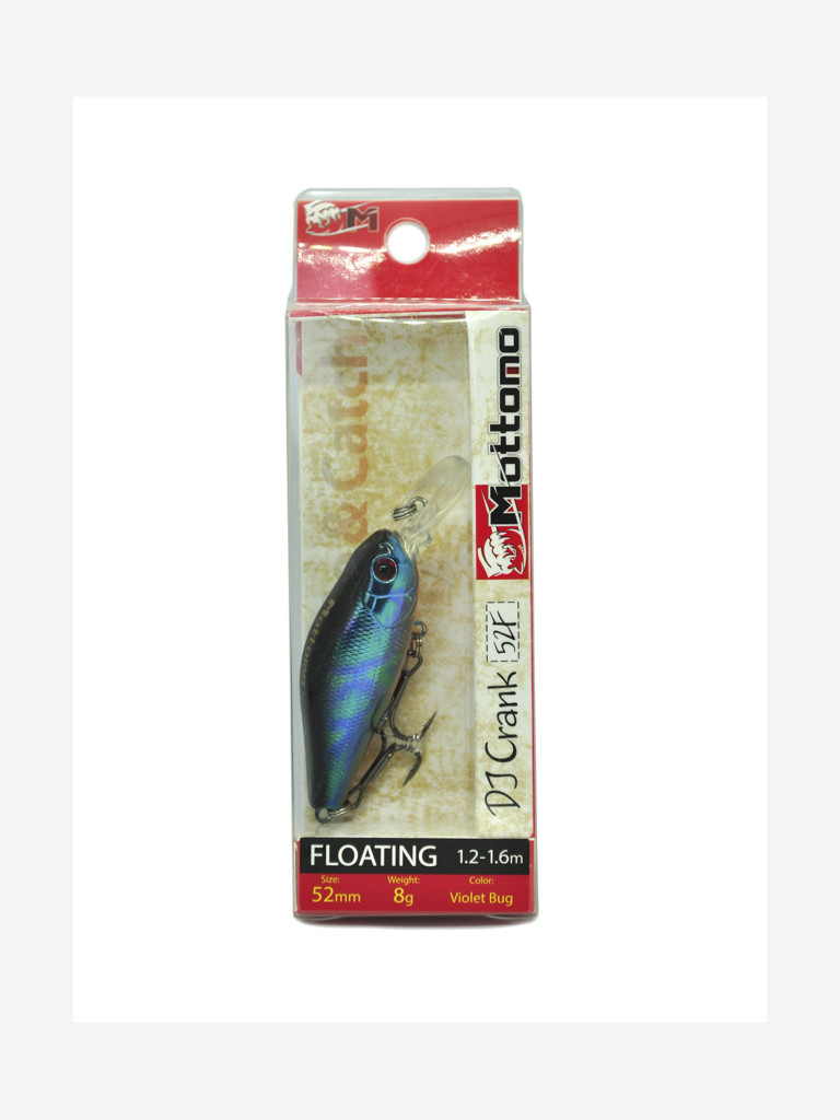 Воблер Mottomo DJ Crank 52F 8g Violet Bug