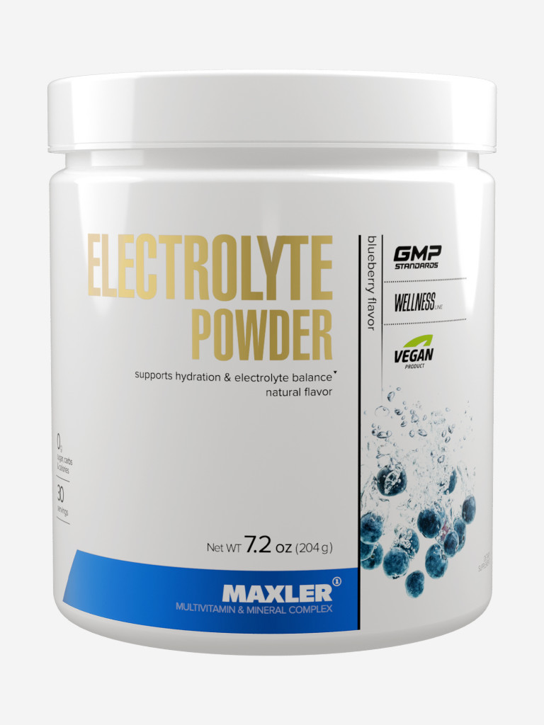 Электролиты Maxler Electrolyte Powder 204 гр. - Черника