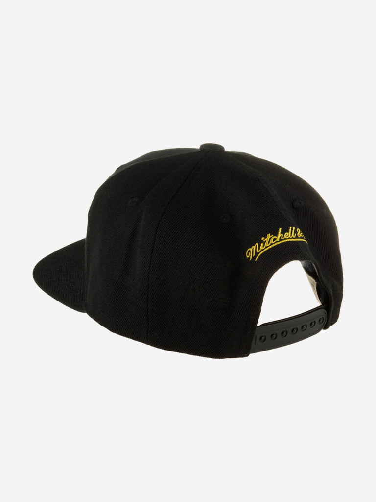 Бейсболка с прямым козырьком MITCHELL NESS 6HSSJS19079-LALBKCK Los Angeles Lakers NBA (черный)