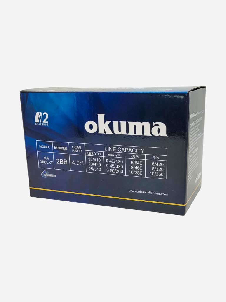 Катушка для спиннинга Okuma NEW MAGDA DXT PRO 30DLXT (Left Handed), катушка для удочки мультипликаторная