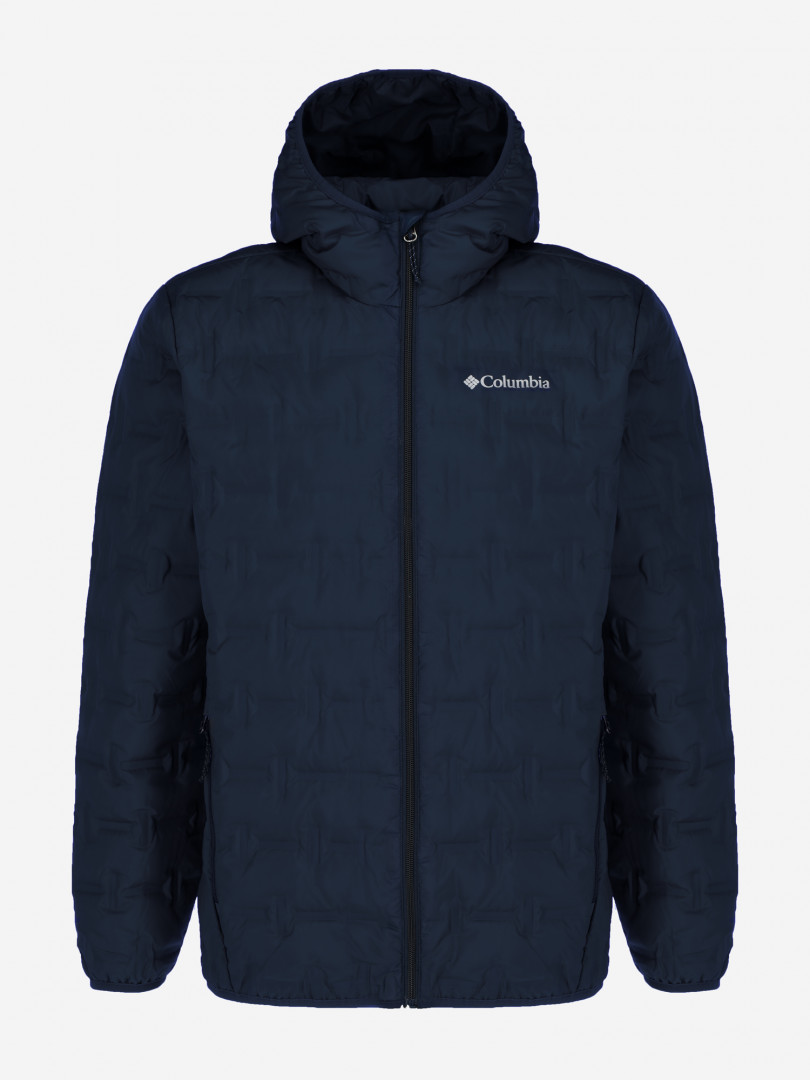 фото Пуховик мужской columbia delta ridge down hooded jacket, синий