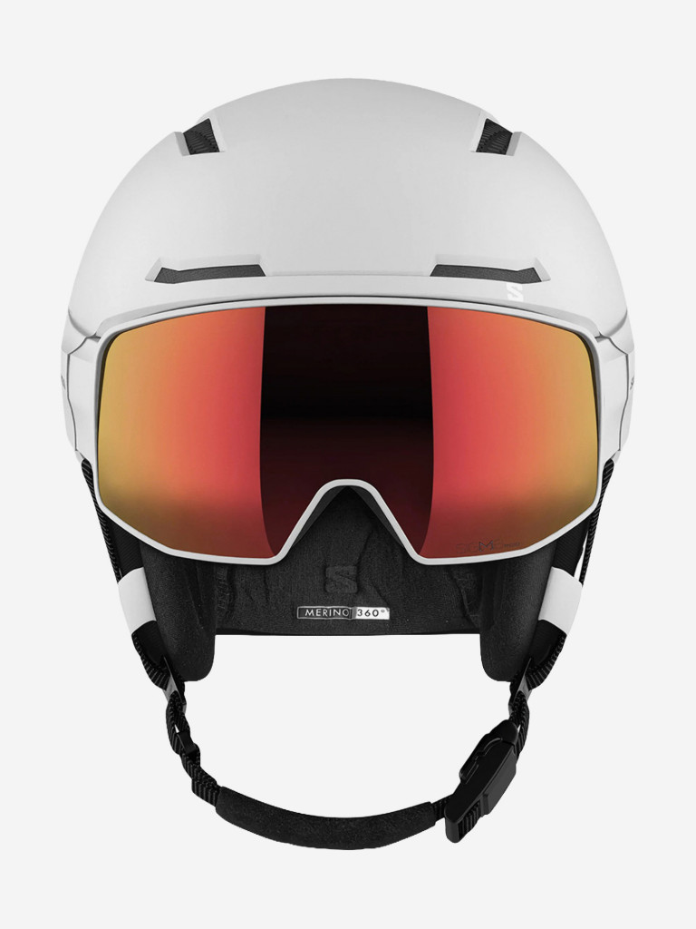 Горнолыжный шлем с визором Salomon Driver Prime Sigma Photo MIPS Белый Cat. 1-3