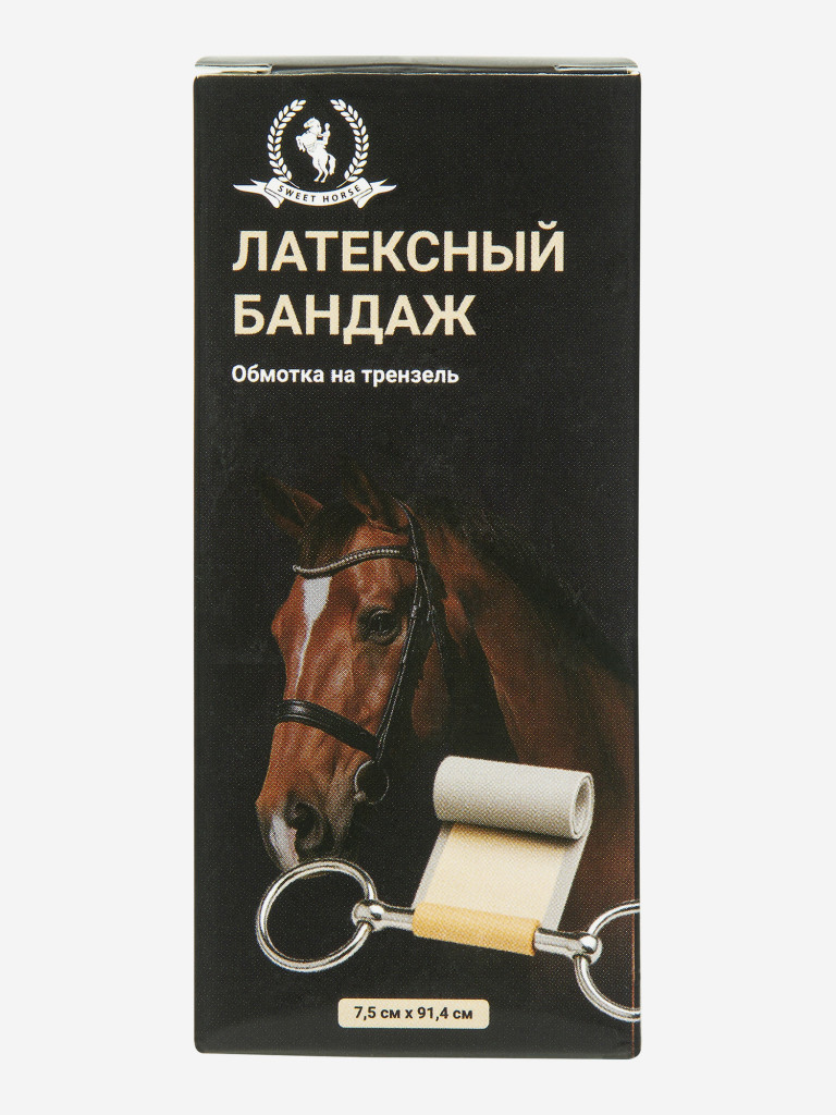 Латексный бинт для трензеля, для лошадей, 7.5 x 91.4 см