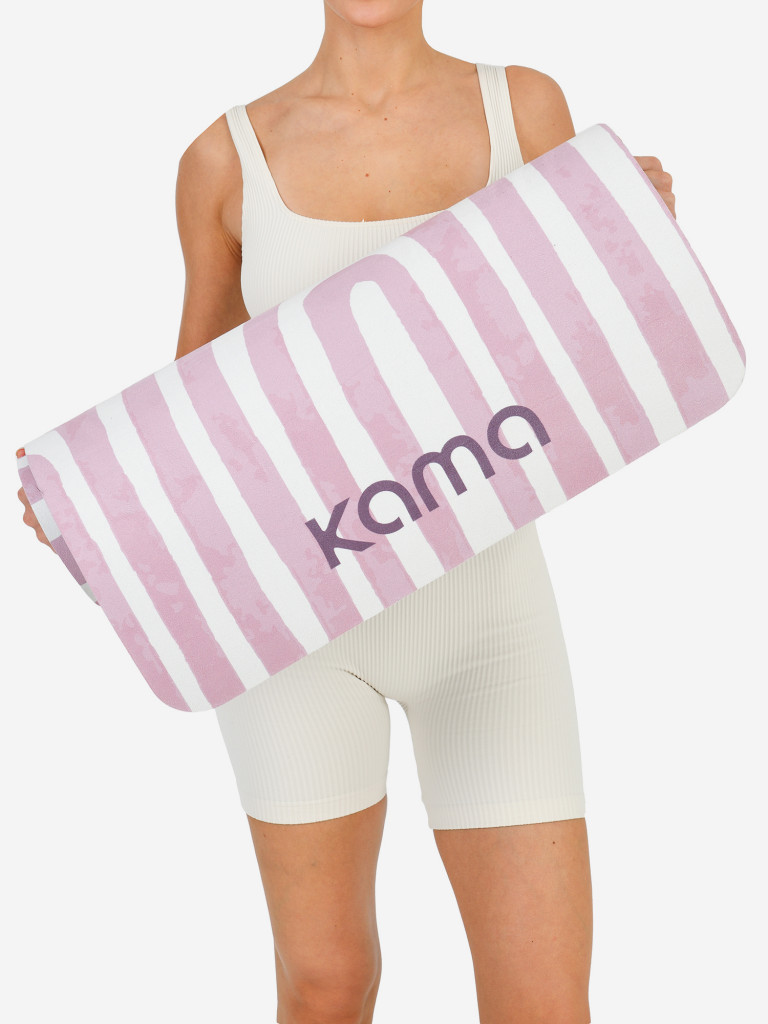 Коврик для йоги и фитнеса Kama, TPE, микрофибра