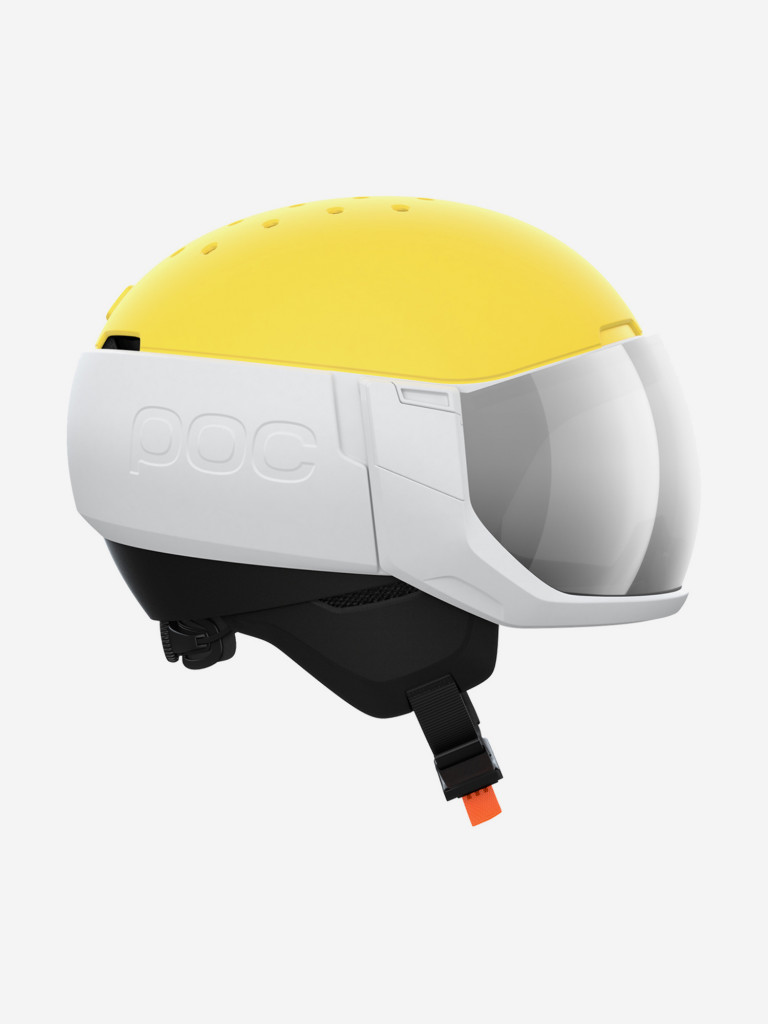 Горнолыжный шлем Poc Levator MIPS Hydrogen White/Aventurine Yellow Matt