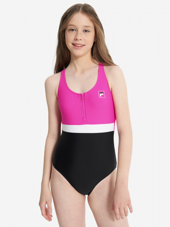 Купальник слитный для девочек FILA