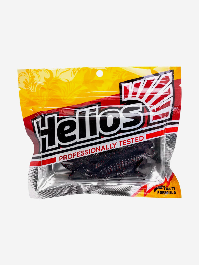 Мягкая приманка Helios Nelma, 3,15" / 8 см, Dark Star, 6 штук (HS-26-047)