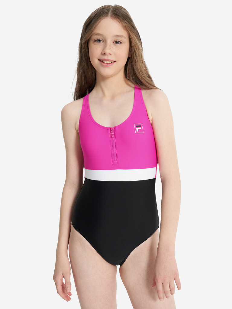 Купальник слитный для девочек FILA