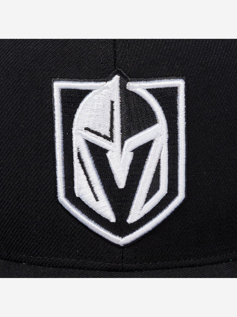 Бейсболка с прямым козырьком MITCHELL NESS HS8546-VGKBLCK Vegas Golden Knights NHL (черный)