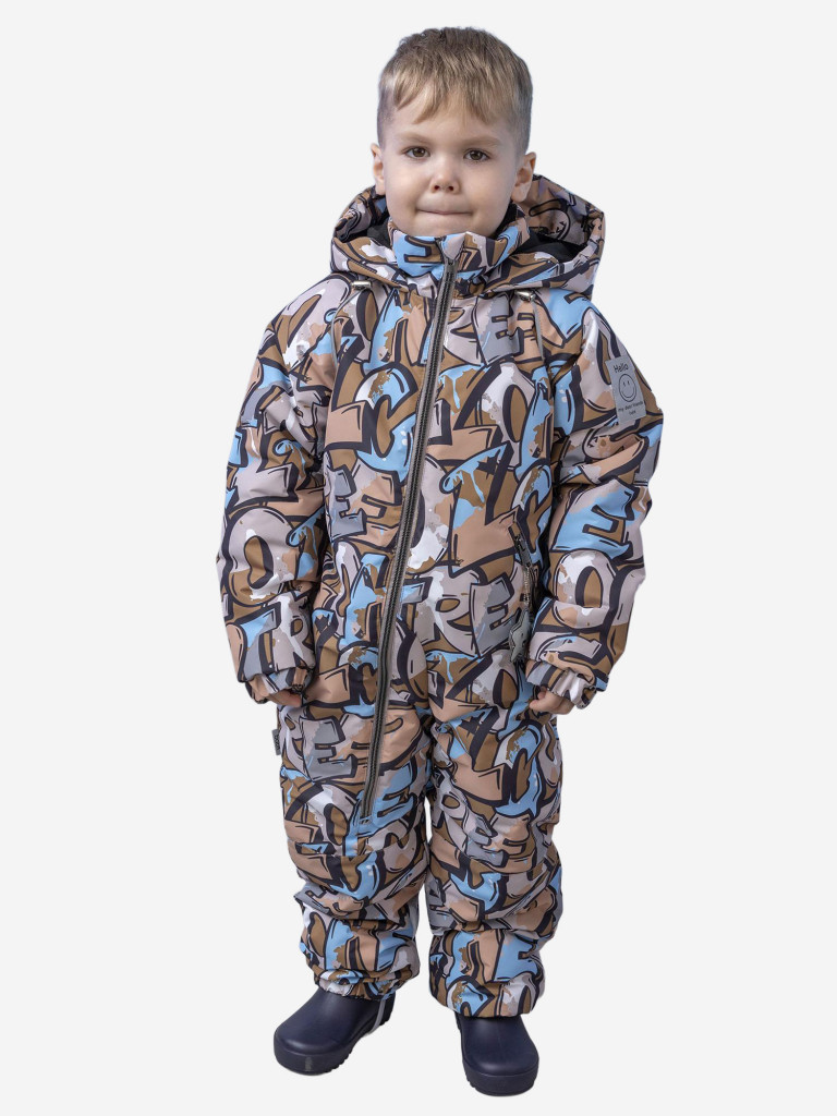 Кобинезон детский batik Марион принт бежевый