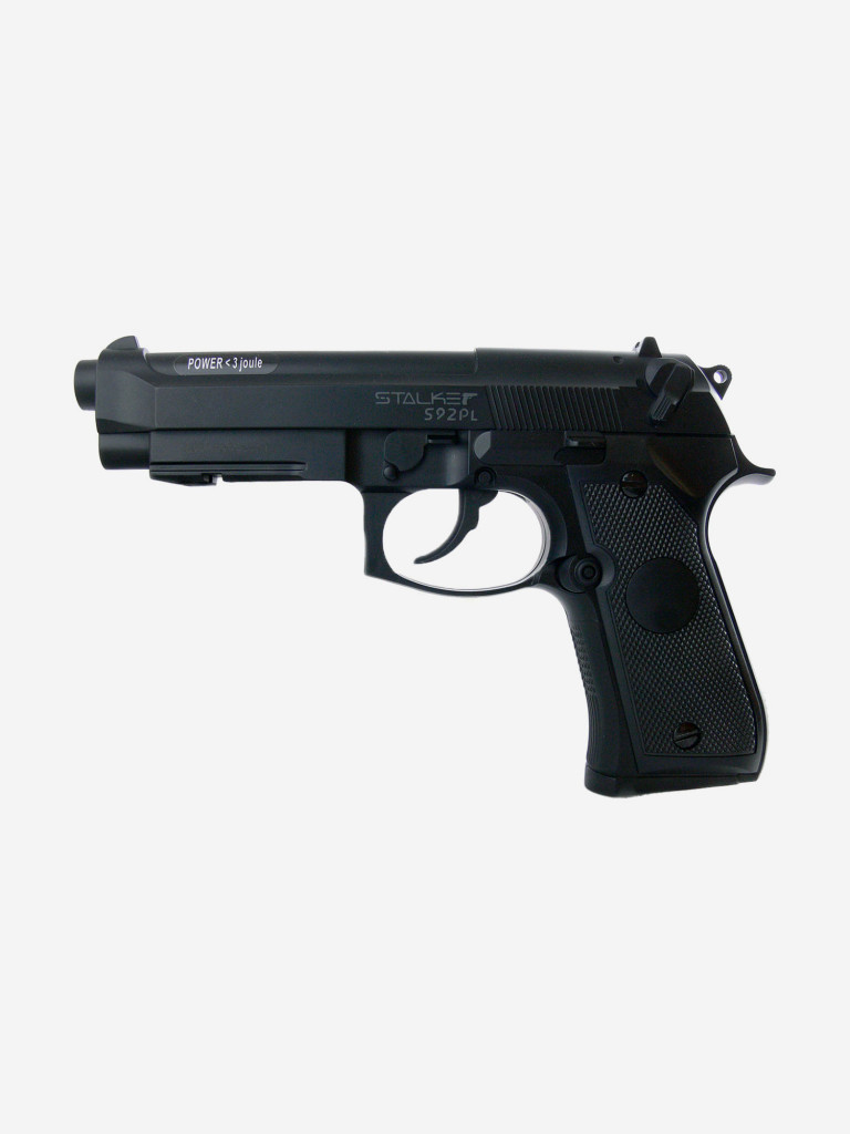 Пневматическая Беретта 92 Stalker пистолет газовый металлический 4.5мм