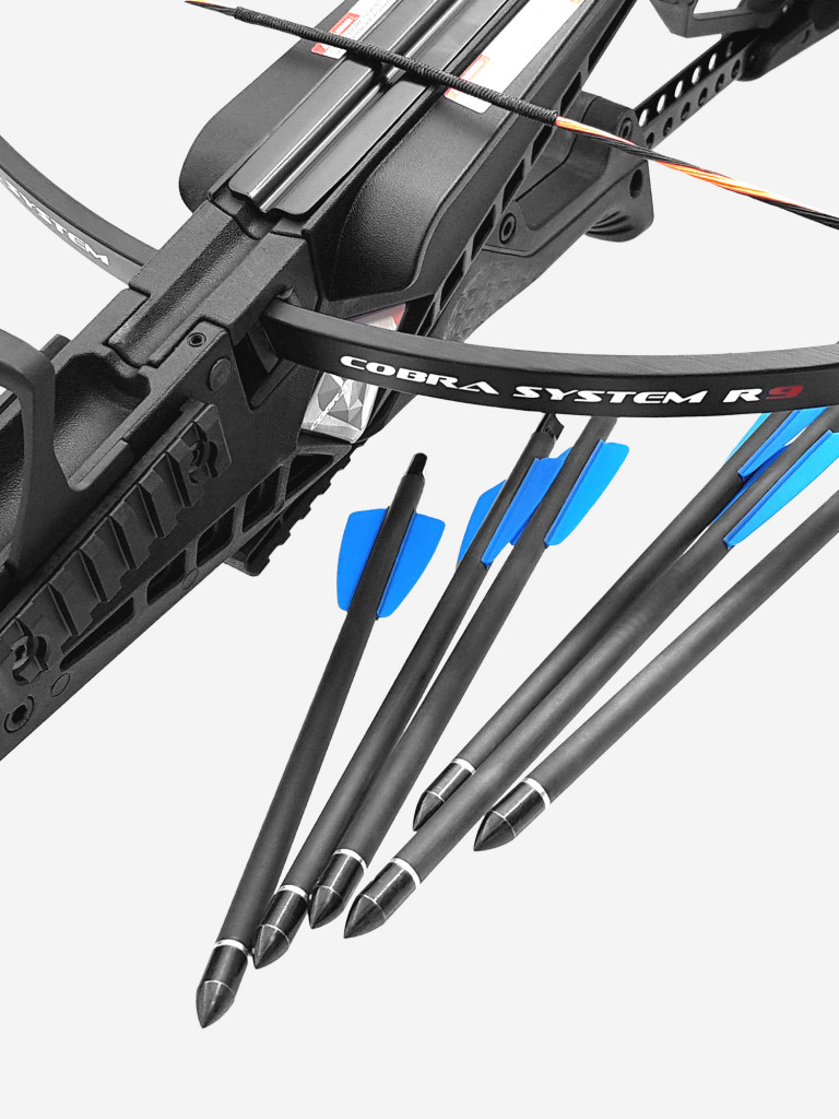 Стрела карбоновая 7,5" для арбалета Ek Cobra System R9 (9шт.)