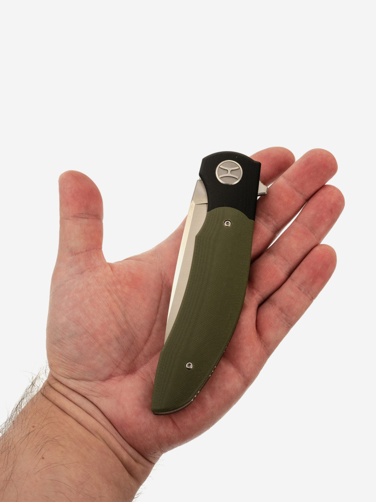 Складной туристический нож Honor Tirex Green, сталь D2