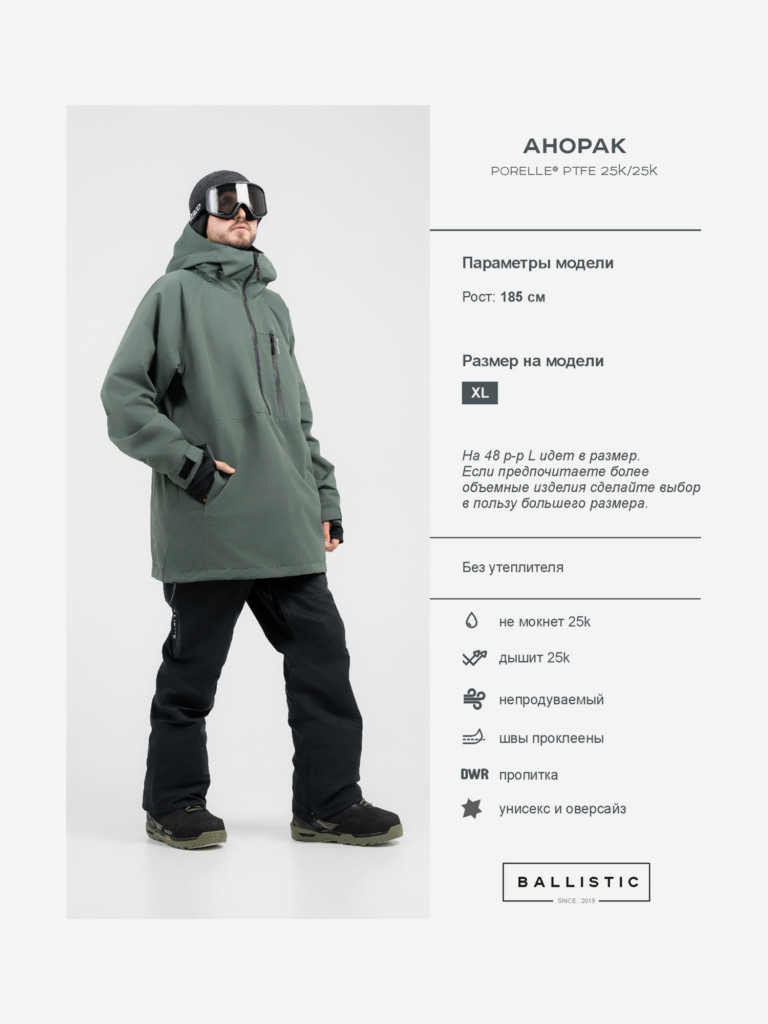 Анорак мужской Ballistic CYCLON